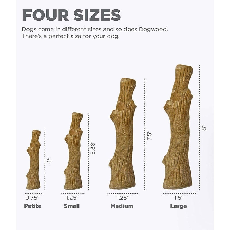 Petstages Pupstages Dogwood Dog Chew Toy â€“ Real-Wood Blend, Natural Flavor & Texture, Moderate Chewers, Small, 5.4" - Image 5